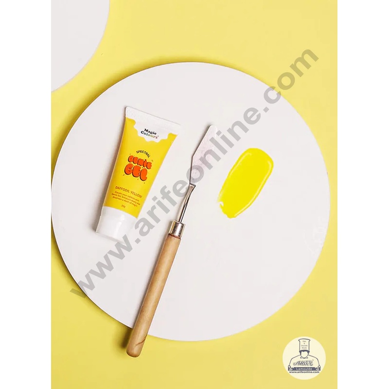 Magic Colours Genie Gel - Spectral Tube Food Colours Daffodil Yellow (25g)