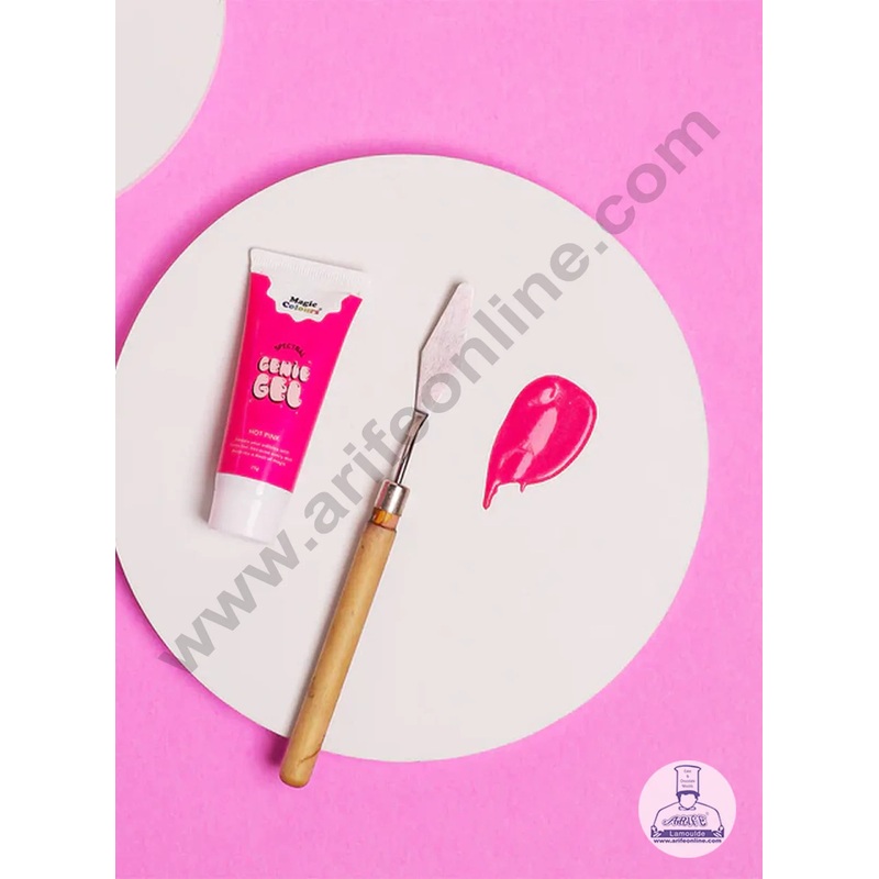 Magic Colours Genie Gel - Spectral Tube Food Colours Hot Pink (25g)