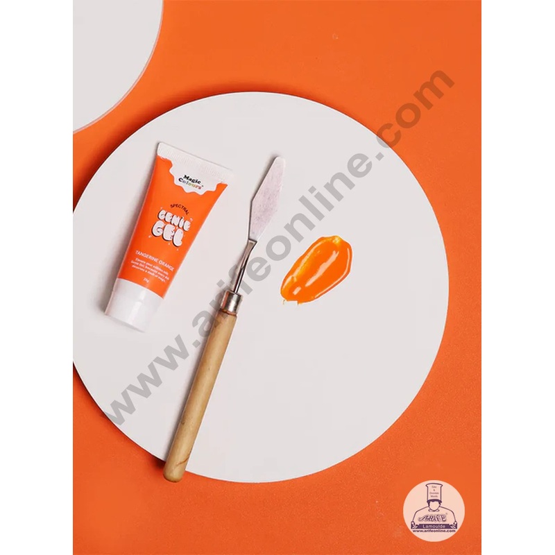Magic Colours Genie Gel - Spectral Tube Food Colours Tangerine Orange (25g)