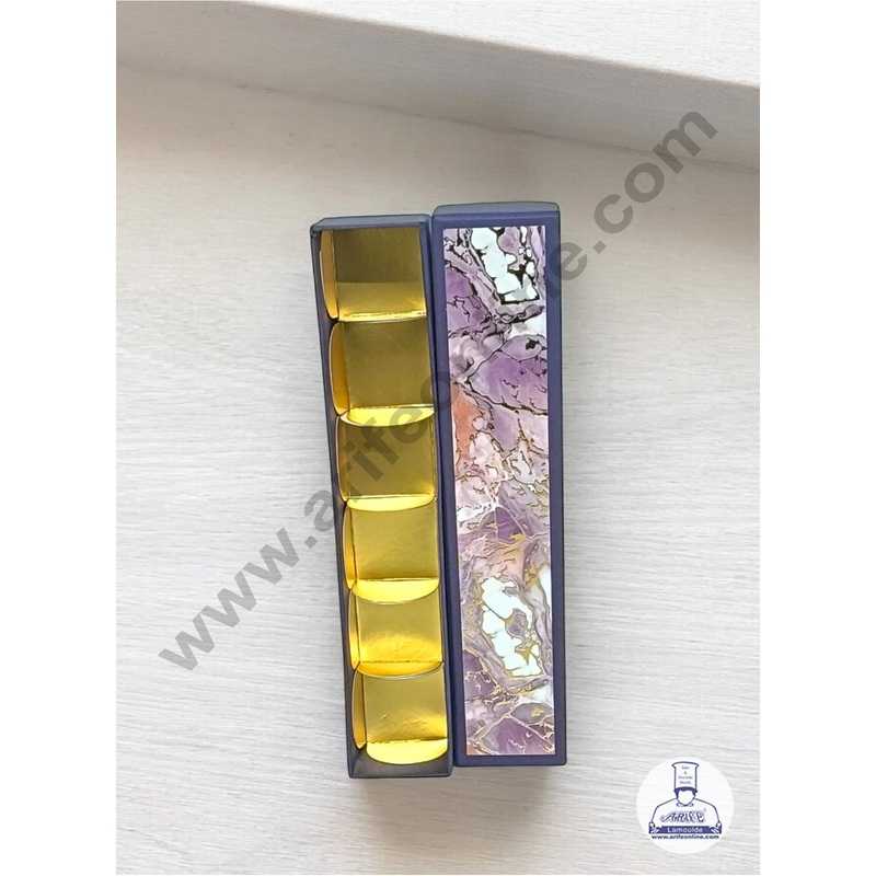 CAKE DECOR 6 Cavity Baklava Box | Kunafa Box | Chocolate Gifting Box - D1
