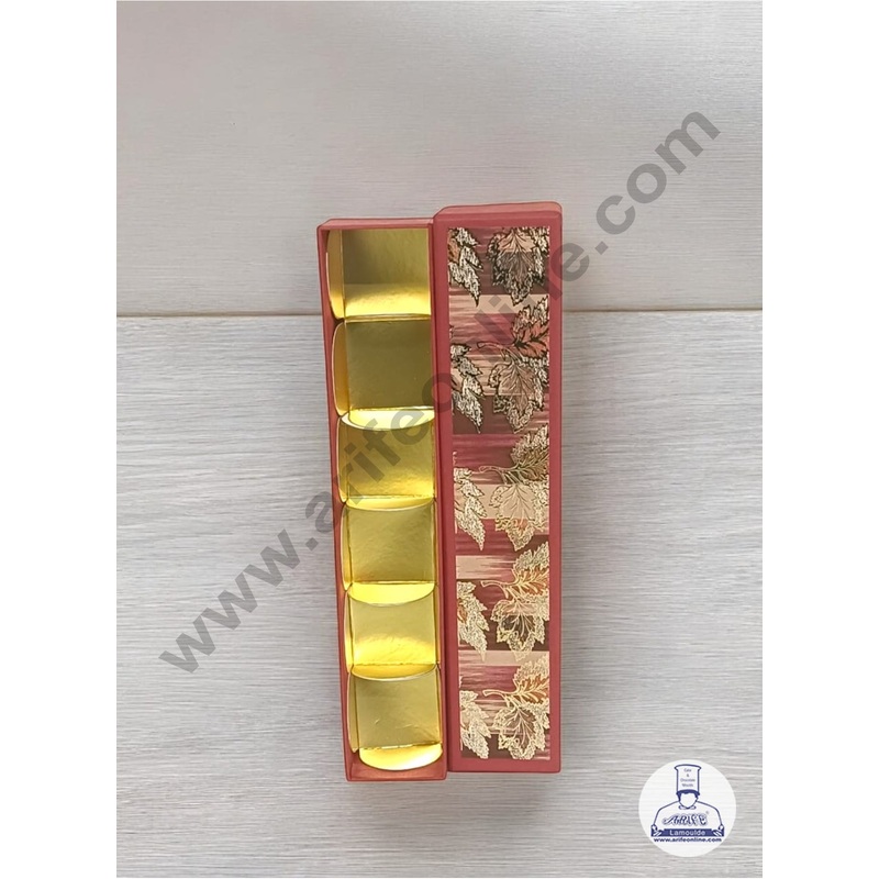 CAKE DECOR 6 Cavity Baklava Box | Kunafa Box | Chocolate Gifting Box - D3