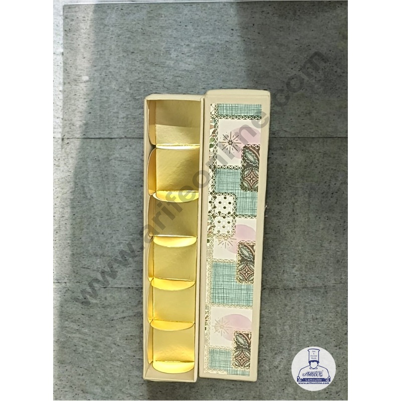 CAKE DECOR 6 Cavity Baklava Box | Kunafa Box | Chocolate Gifting Box - D4