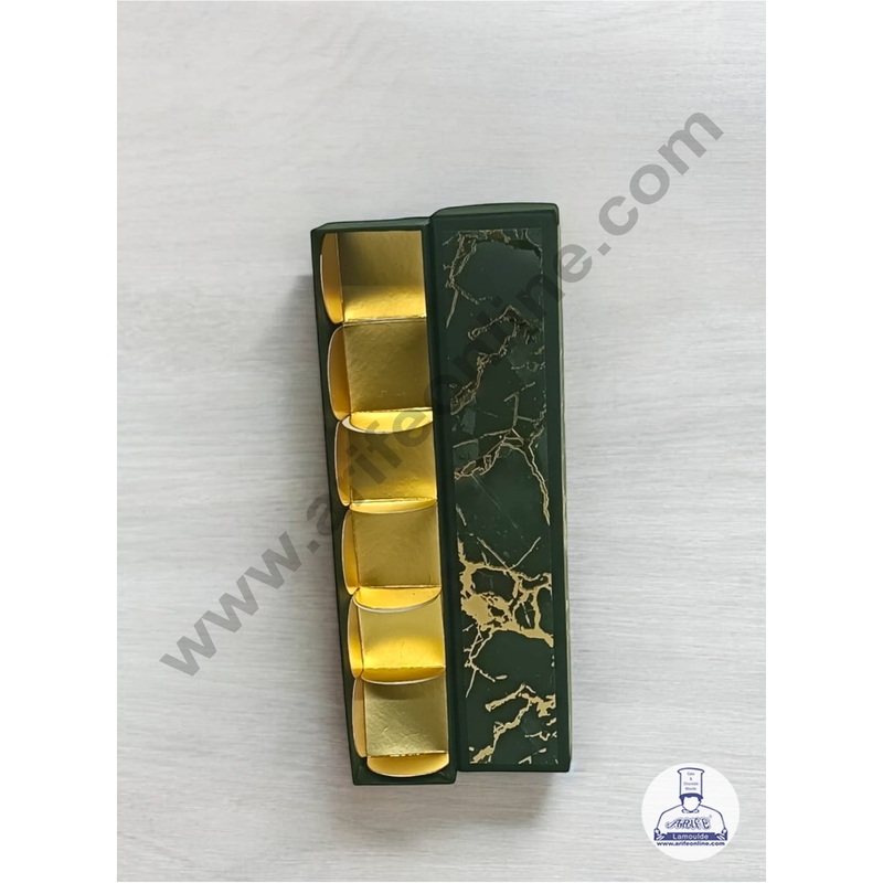 CAKE DECOR 6 Cavity Baklava Box | Kunafa Box | Chocolate Gifting Box - D5