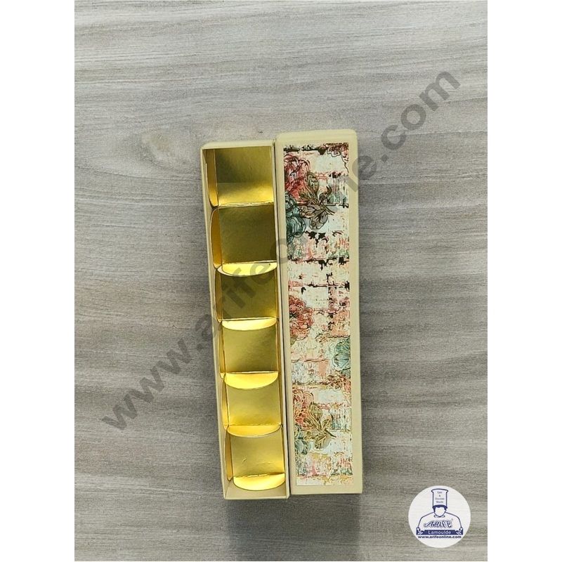CAKE DECOR 6 Cavity Baklava Box | Kunafa Box | Chocolate Gifting Box - D6
