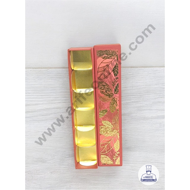 CAKE DECOR 6 Cavity Baklava Box | Kunafa Box | Chocolate Gifting Box - D8