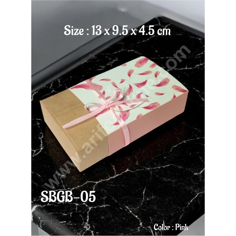 CAKE DECOR Goodie Bag For Hampers | Chocolate Box Hamper Box 10 Pcs Pack - Pink SBGB-05-P