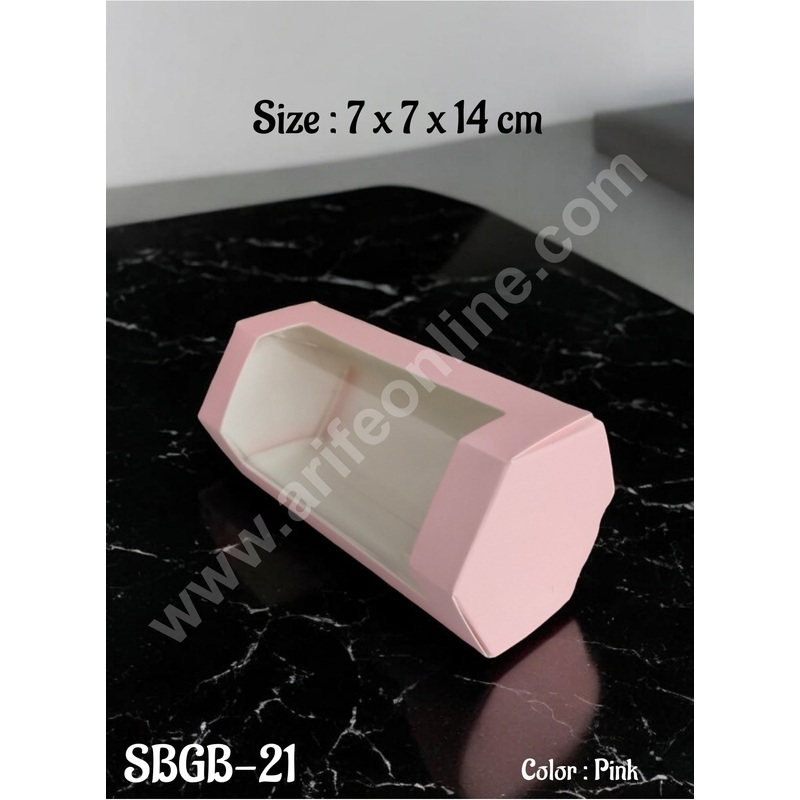 CAKE DECOR Goodie Bag For Hampers | Chocolate Box Hamper Box 10 Pcs Pack - Pink SBGB-21-P