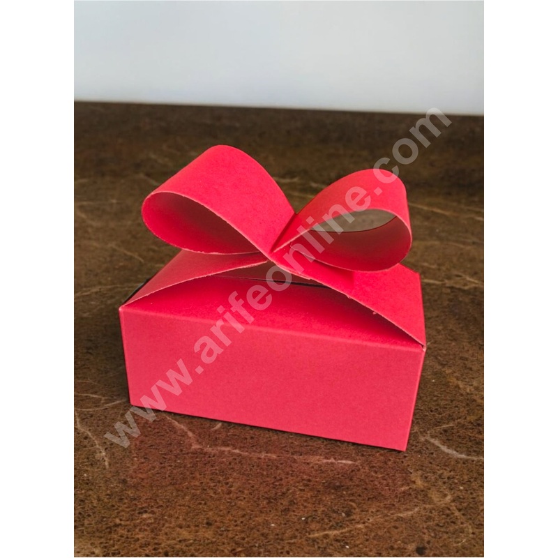 CAKE DECOR Goodie Bag For Hampers | Chocolate Box Hamper Box 10 Pcs Pack - Red SBGB-42-R