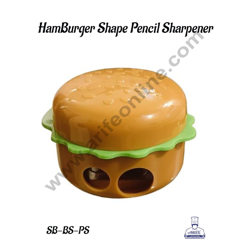 CAKE DECOR HamBurger Shape Pencil Sharpener | Return Gifts - 1 Piece