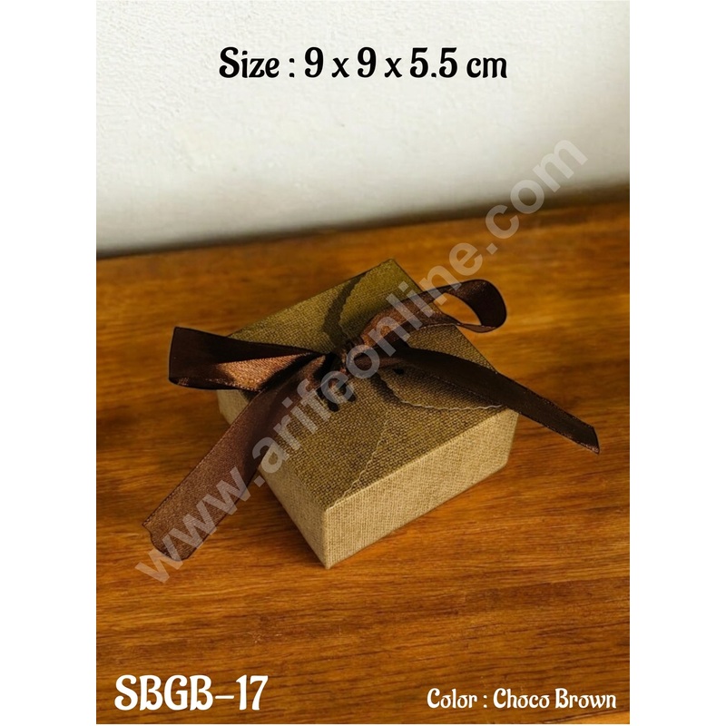 CAKE DECOR Goodie Bag For Hampers | Chocolate Box Hamper Box 10 Pcs Pack - Choco Brown SBGB-17-CBr