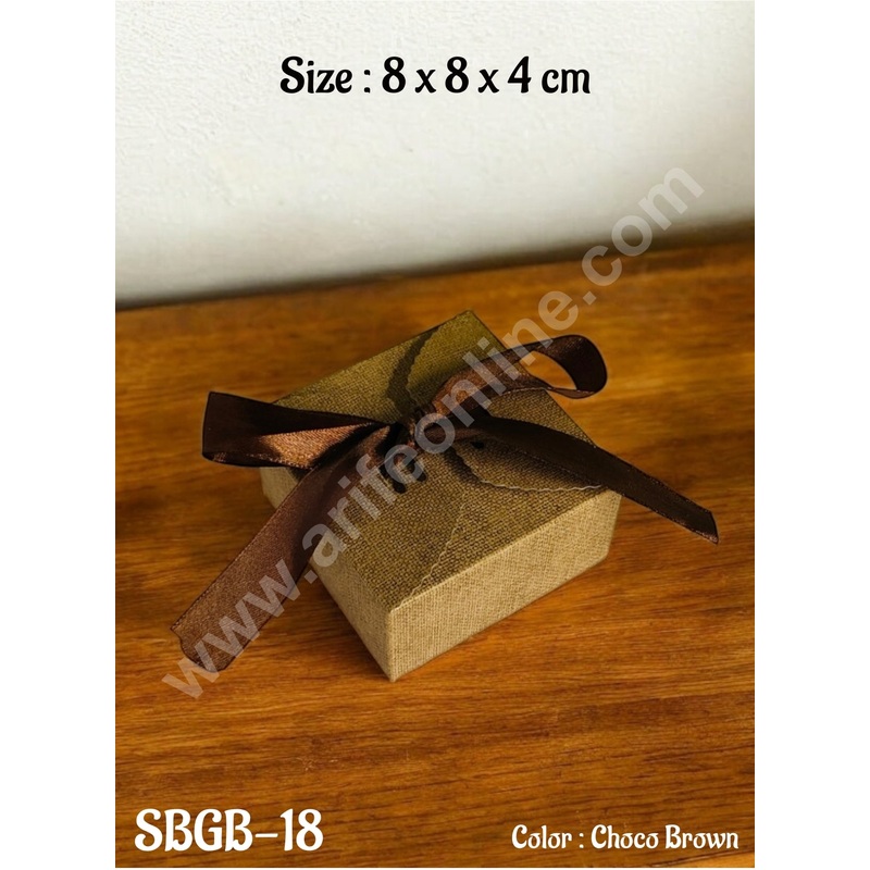 CAKE DECOR Goodie Bag For Hampers | Chocolate Box Hamper Box 10 Pcs Pack - Choco Brown SBGB-18-CBr