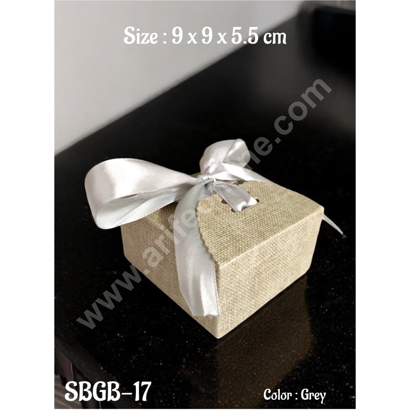 CAKE DECOR Goodie Bag For Hampers | Chocolate Box Hamper Box 10 Pcs Pack - Grey SBGB-17-Gr