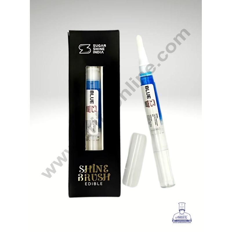 Blue Edible Ink Sugar Shine Brush (1 piece)