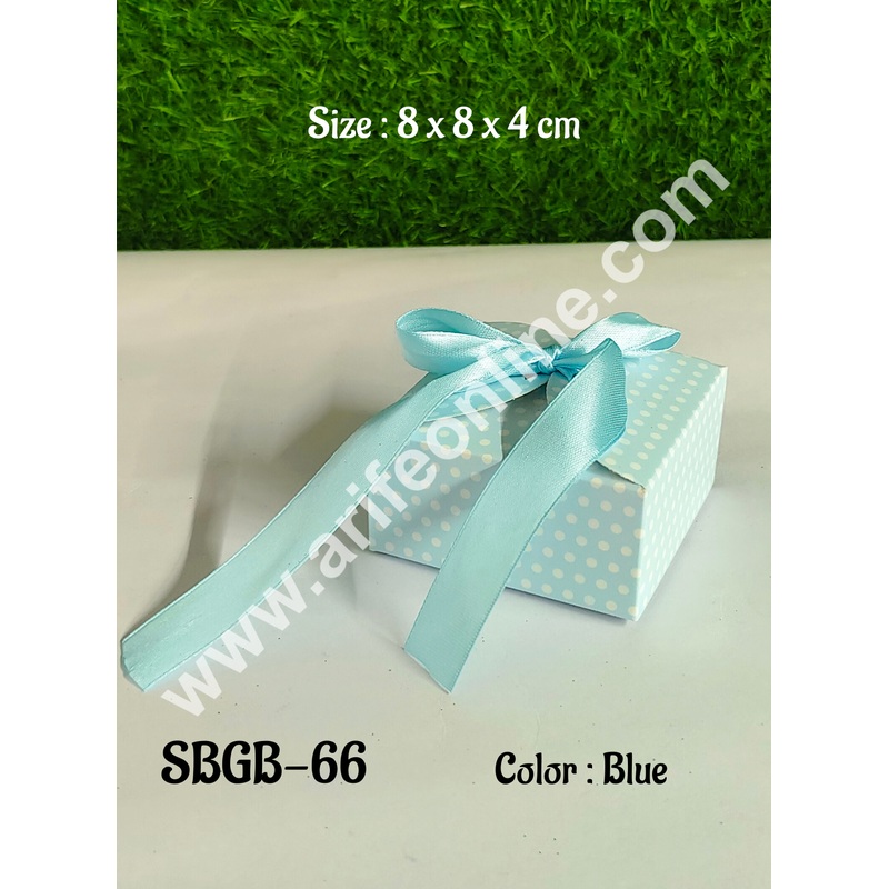 CAKE DECOR Goodie Bag For Hampers | Chocolate Box Hamper Box 10 Pcs Pack - Blue (SBGB-66)