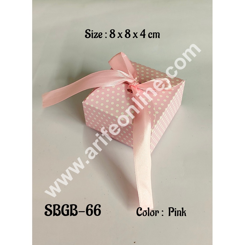 CAKE DECOR Goodie Bag For Hampers | Chocolate Box Hamper Box 10 Pcs Pack - Pink (SBGB-66)