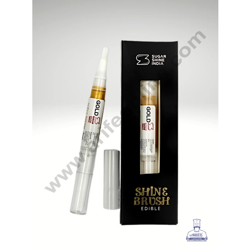 Gold Edible Ink Sugar Shine Brush (1 piece)