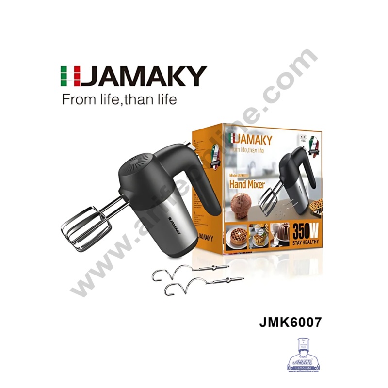 Jamaky Hand Mixer 350W - Model JMK6007  Electric 5 Gear Speed Hand Mixer (SB-JM-JMK6007)