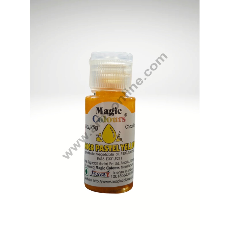 Magic Colours Small Choco - Pastel Yellow color (25g)