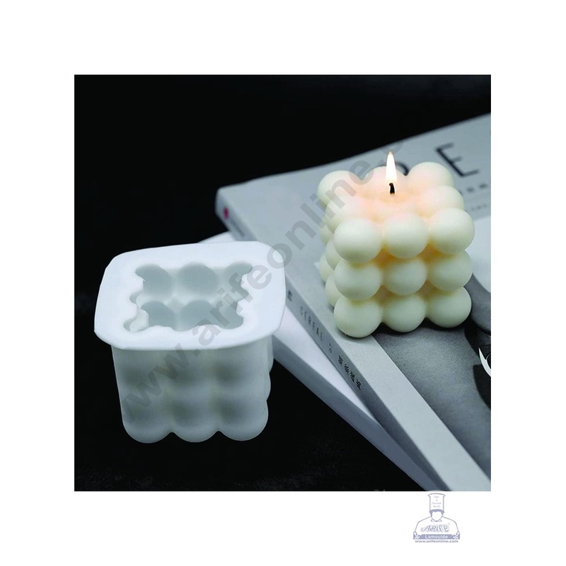 1 Cavity Silicone Big Bubble Bubble Candle Mould (Pack of 1) - CAKE DECOR