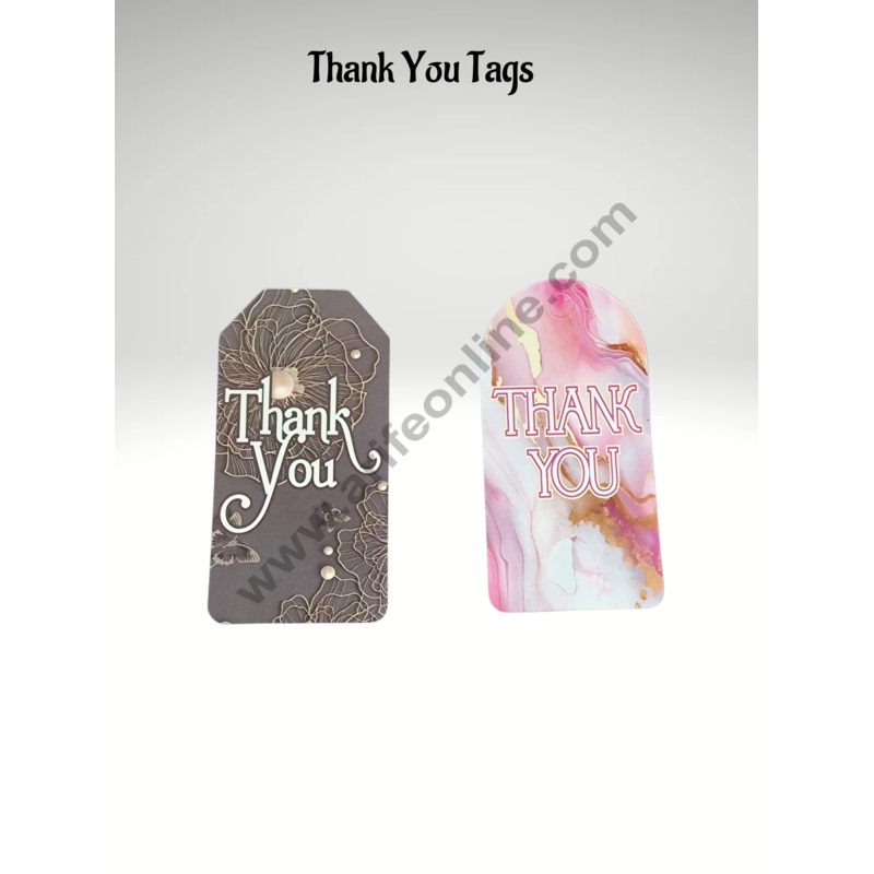 Cake Decor Thank You Tags for Celebrating Custom Wedding Favor Hang Tag | Paper Gift Tags