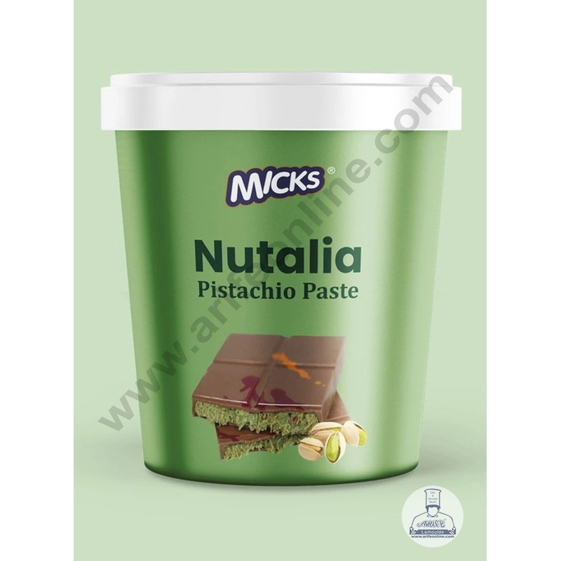 Micks Nutalia Pistachio Paste  - 1Kg -CAKE DECOR