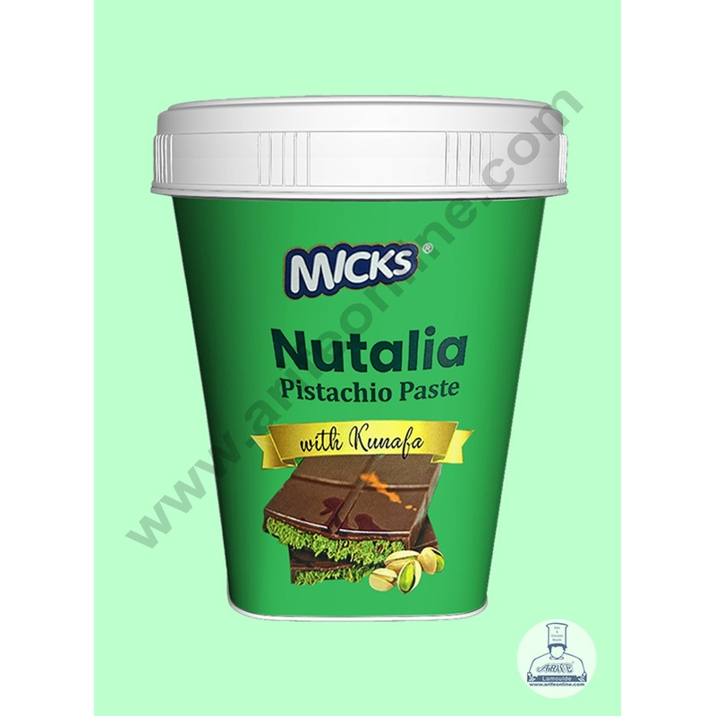 Micks Nutalia Pistachio Paste With Kunafa - 1Kg -CAKE DECOR