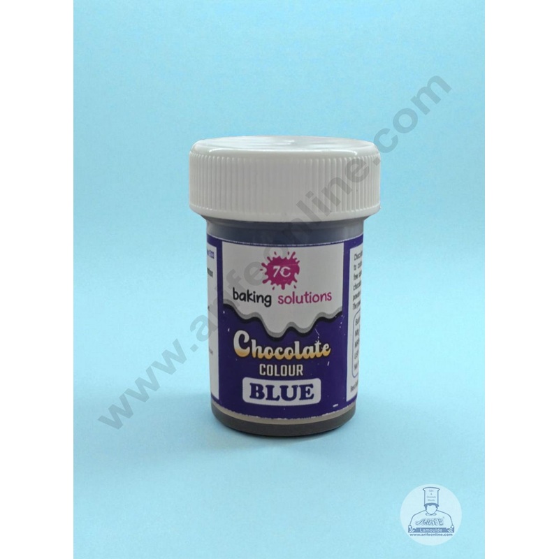 7C Edible Chocolate Colour Powder  Blue  (5g) | Food Colour for Chocolates, Cakes & Desserts
