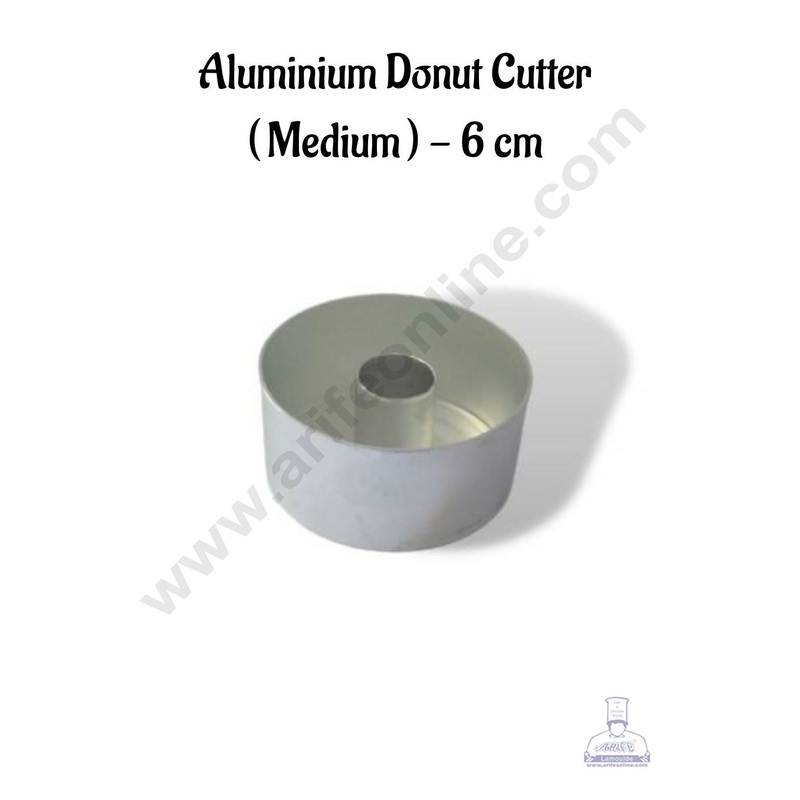 Aluminium Donut Cutter  Medium Size (6 cm) - CAKE DECOR