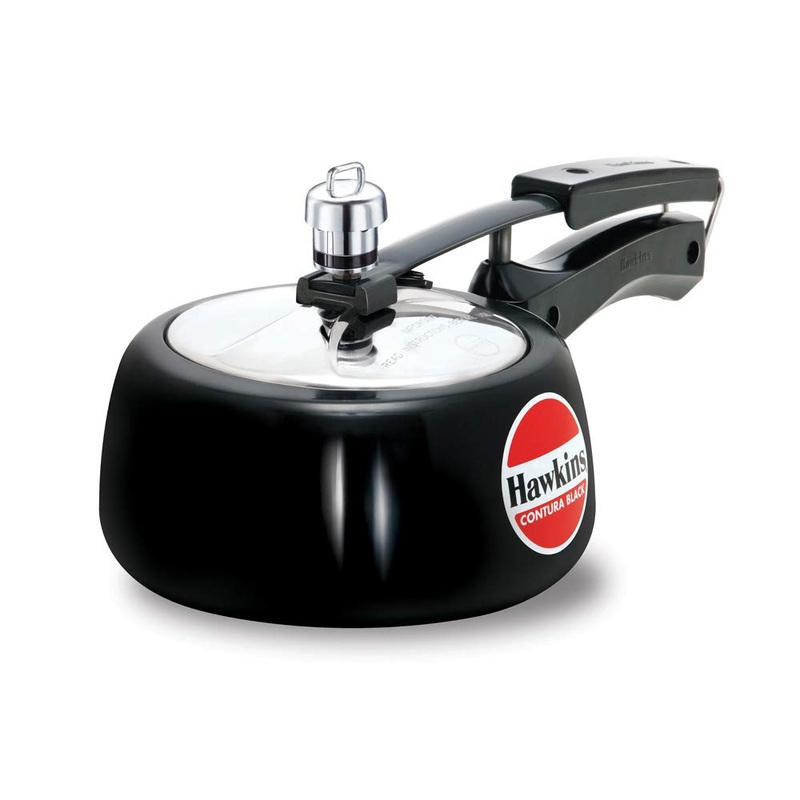 Hawkins Contura Hard Anodised Aluminium Pressure Cooker | Black