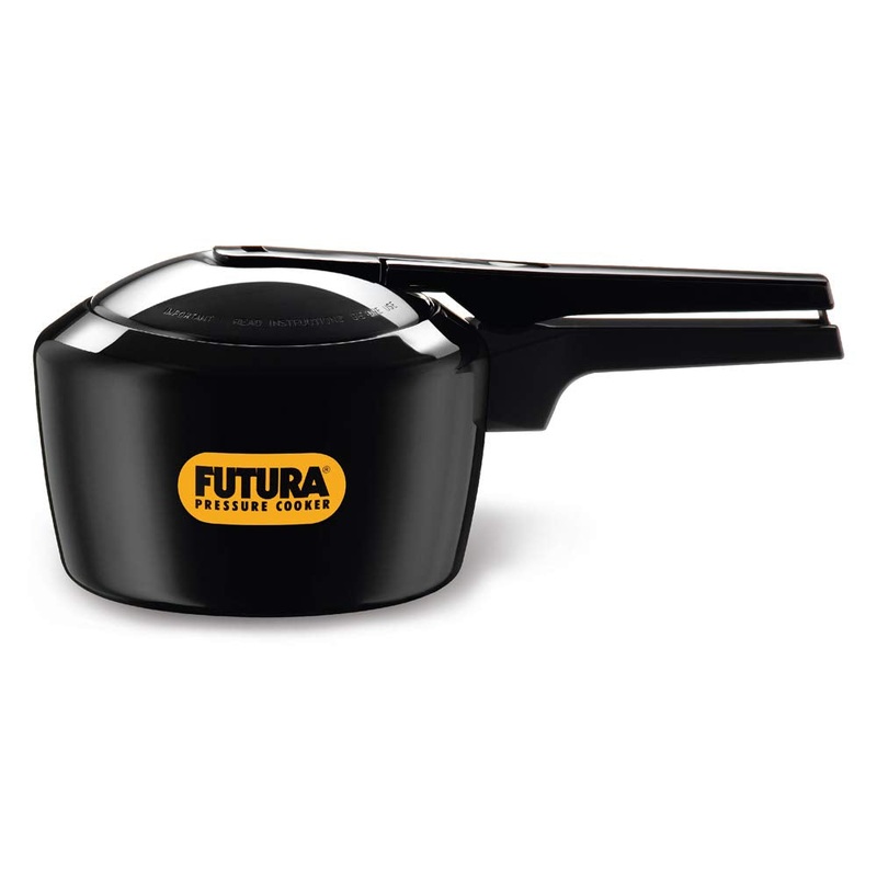 Hawkins Futura Hard Anodised Aluminium Inner Lid Pressure Cookers | Black