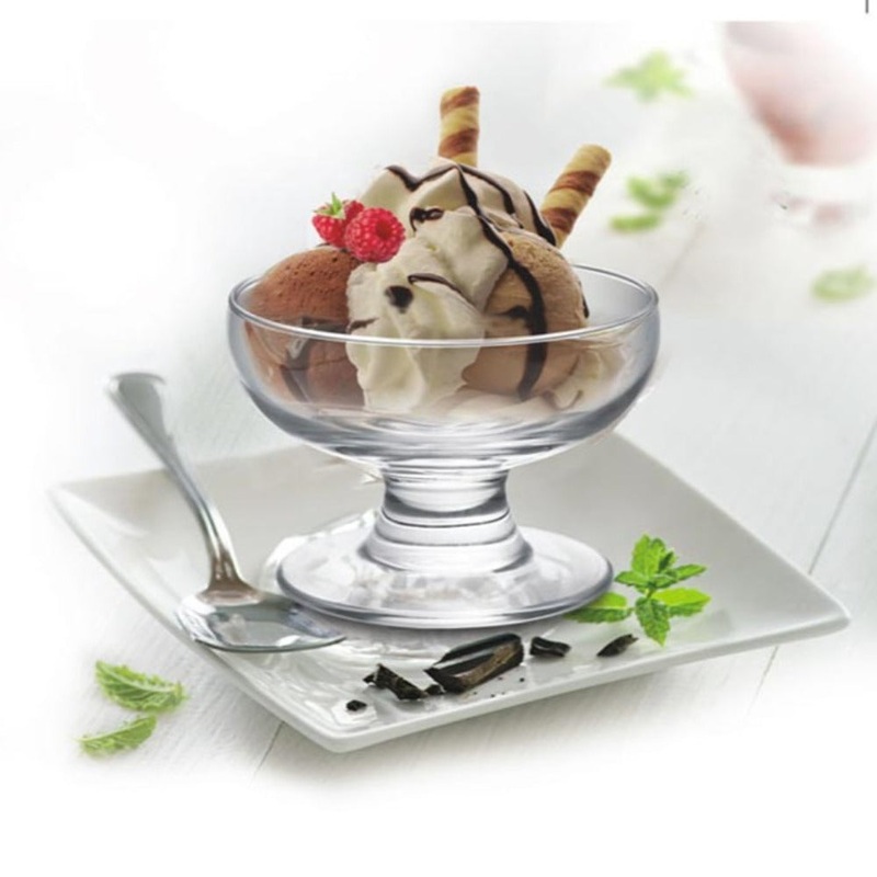Treo Claire 130 ML Glass Bowl | Transparent | Set of 6 Pcs