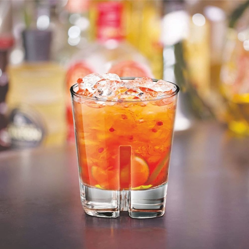 Treo Empire Cool 186 ML Juice Tumbler | Transparent |  Set Of 6 Pcs