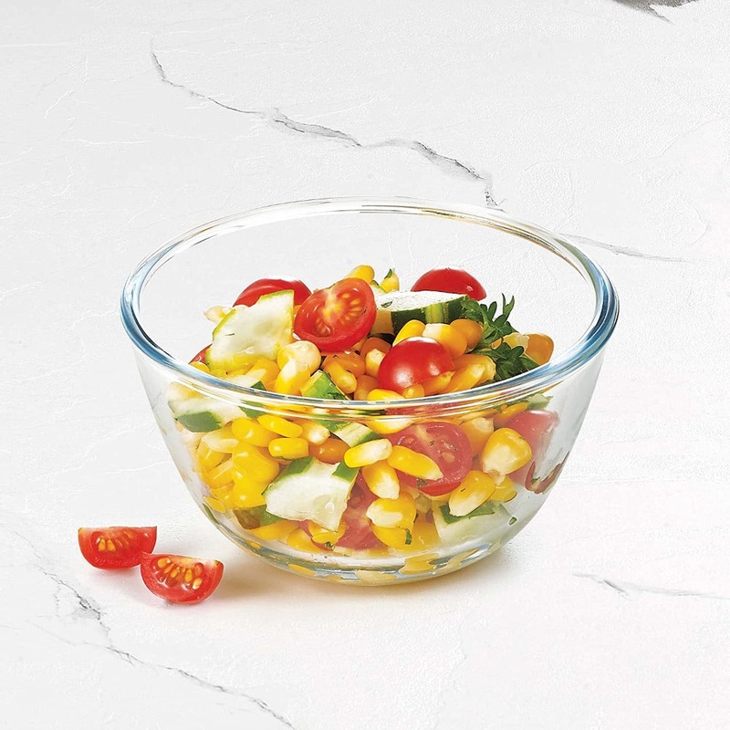 Treo Ovensafe Borosilicate Glass Mixing Bowl | Transparent | 1 Pc