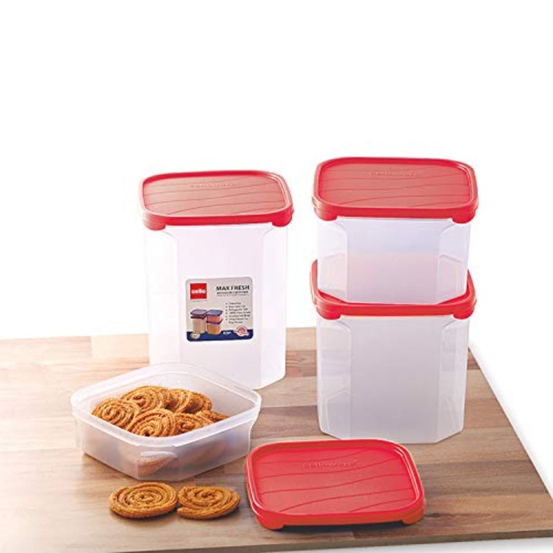 Cello Modustore Square Plastic Storage Container | 1 Pc