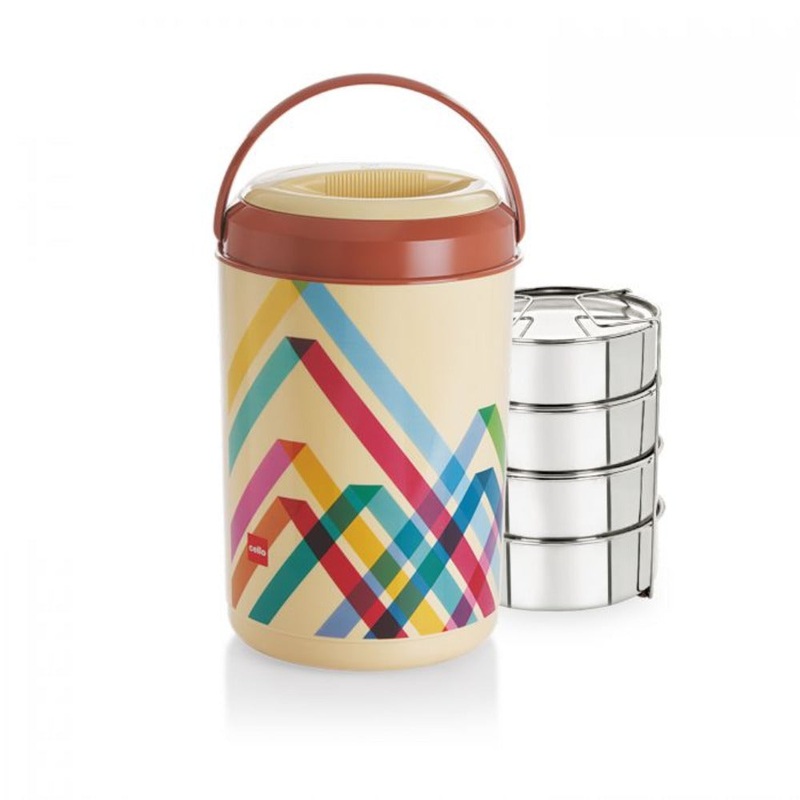 Cello Ranger Insulated Stainless Steel Tiffin