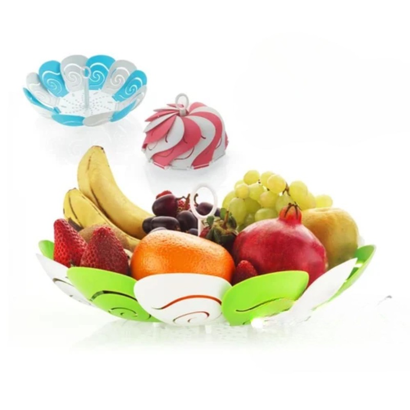 Ankur Plastic Fruit & Vegetable Foldable Basket | 1 Pc