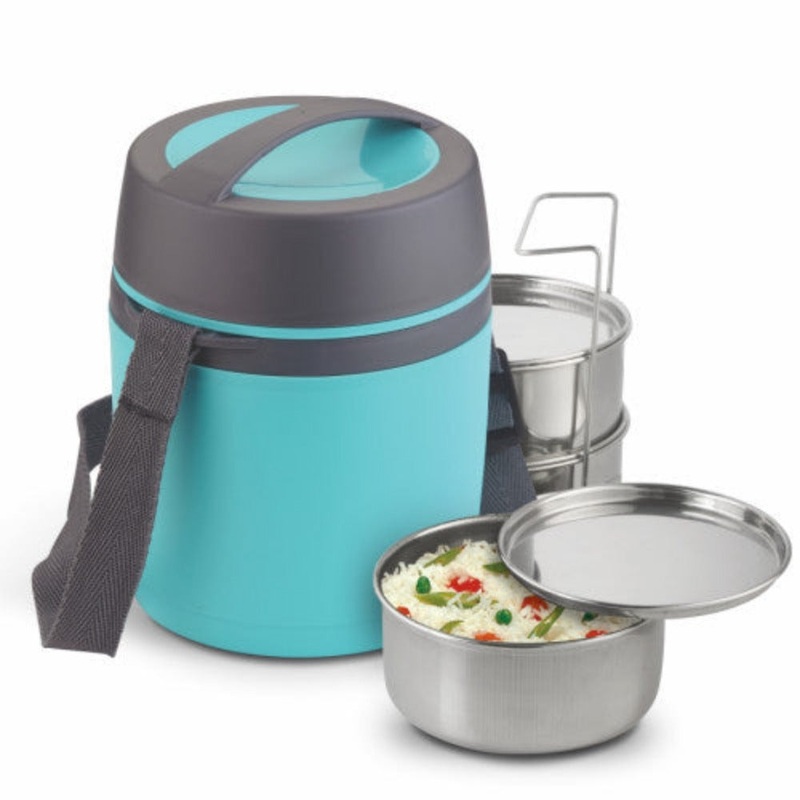 Asian Happy Meal 3 Container Insulated Lunch Box