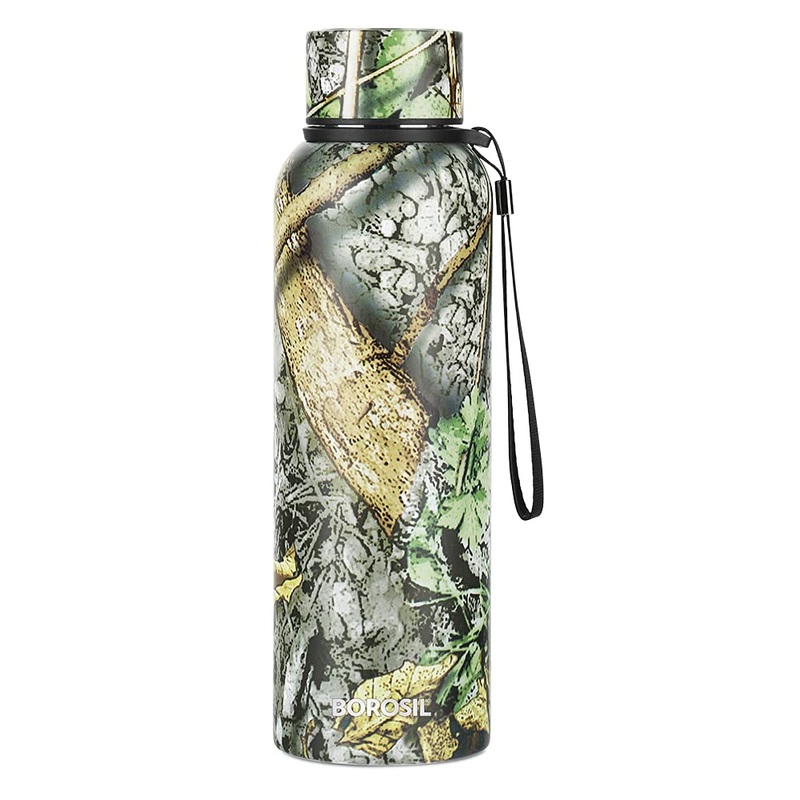 Borosil Trek Granite 700 ML Stainless Steel Water Bottle | 1 Pc