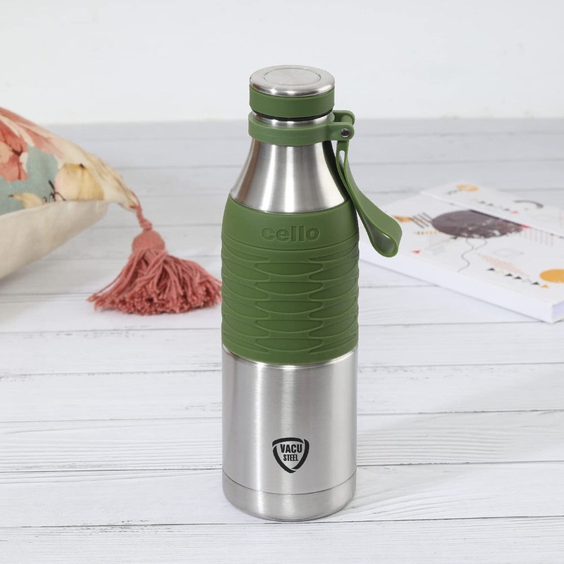 Cello Grip Max 900 ML Double Wall Stainless Steel Water Bottle | 1 Pc
