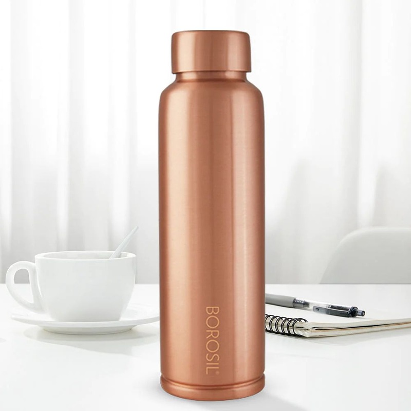 Borosil Eco 1000 ML Copper Bottle | 1 Pc