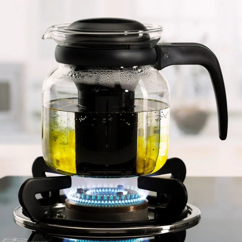 Borosil Flame Proof Glass Carafe with Infuser | Transparent | 1 Pc