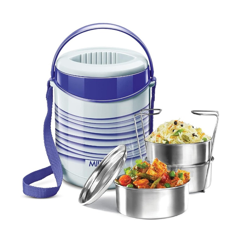 Milton Econa 3 Insulated Tiffin with Stainless Steel 3 Containers