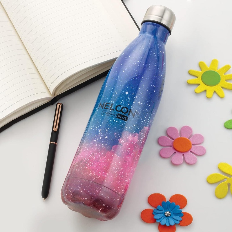 Nelcon Stainless Steel Vacuum Insulated Cola Pacific Thermo Plus 750 ML Bottle | 1 Pc