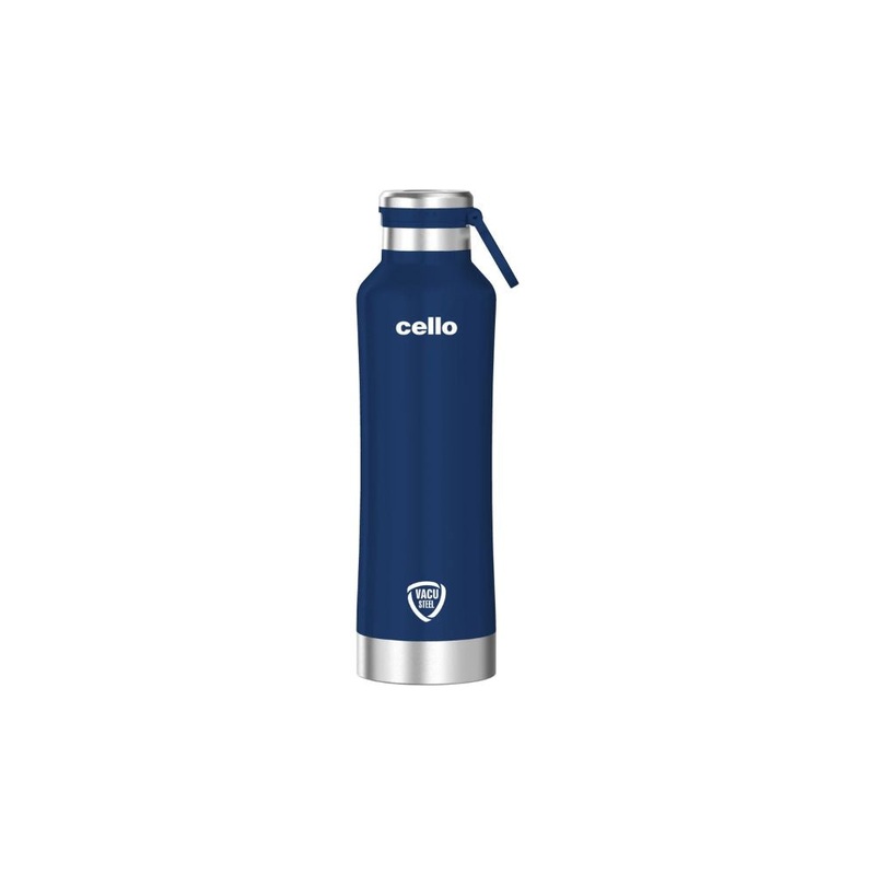 Cello Duro One Touch Vacusteel Stainless Steel Water Bottle | 1 Pc