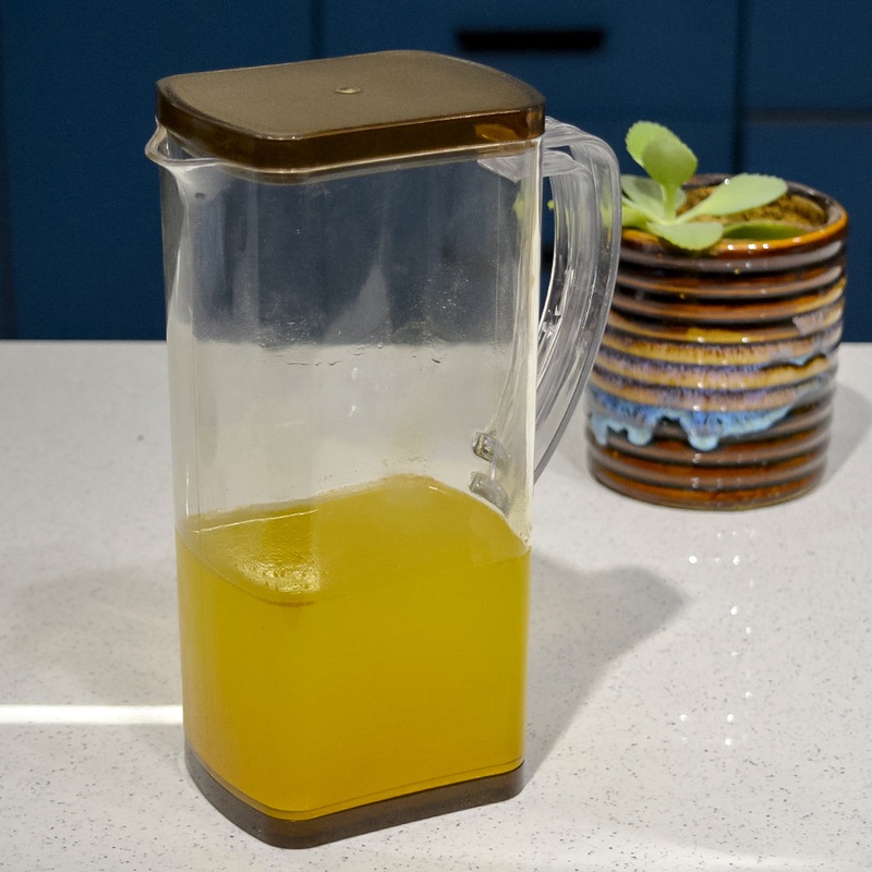 Classy Touch Plastic 5 in 1 Square Jug Tumbler Set | Transparent | Set of 5 Pcs