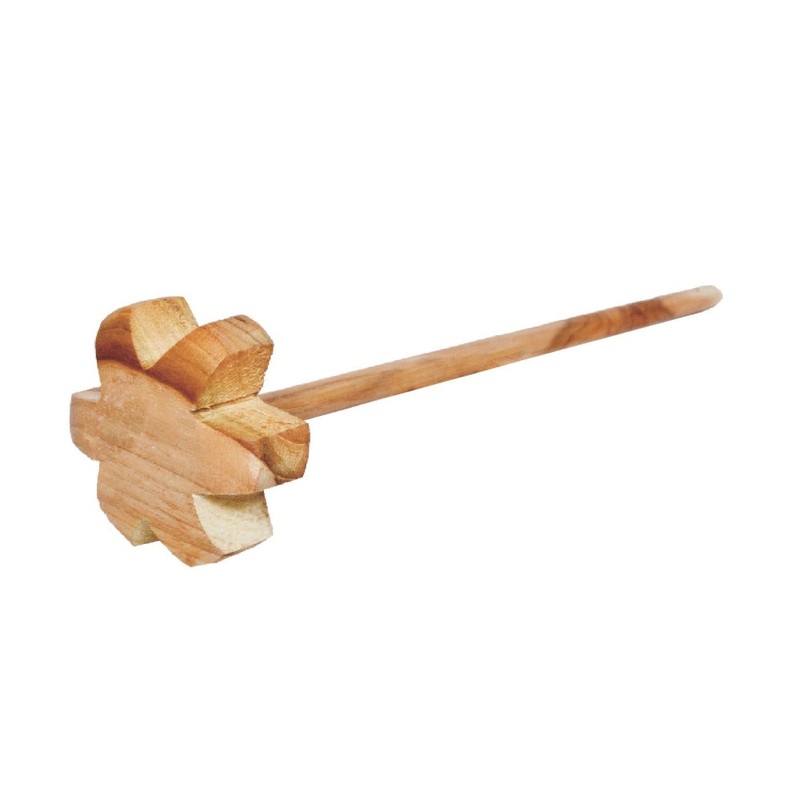 KVG Teak Wood Rawai | Lassi Maker | 1 Pc