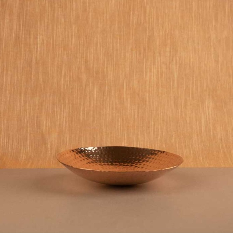 P-Tal Hammered Copper Curved Plate | 1 Pc