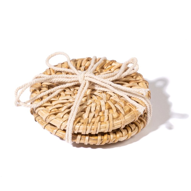 Rena Cane Coasters | Set of 2 Pcs
