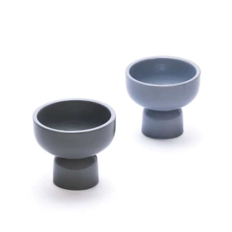 Rena Porcelain Goblet Shape Serving Bowl Set | Set of 2 Pcs