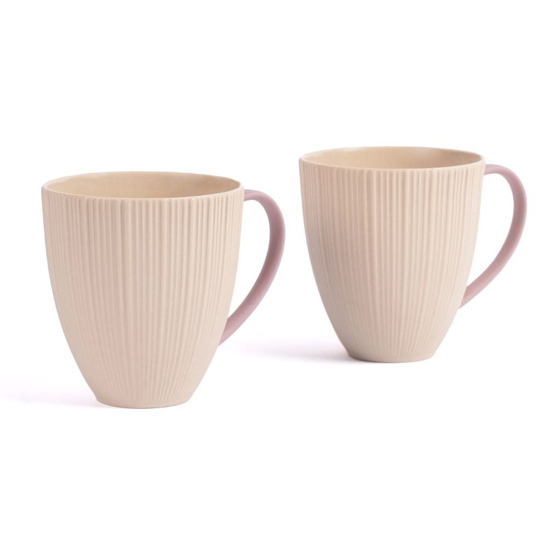 Rena Porcelain Kate Mug Set | Set of 2 Pcs
